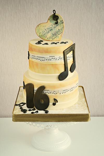 Music cake - Cake by benyna