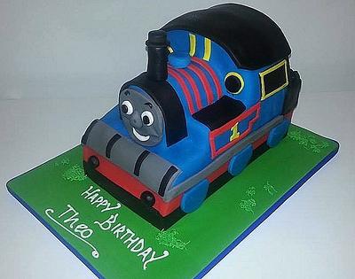 Thomas the Tank Engine inspired - Cake by Putty Cakes