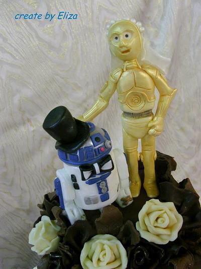 R2-D2 and C-3PO - Cake by Eliza