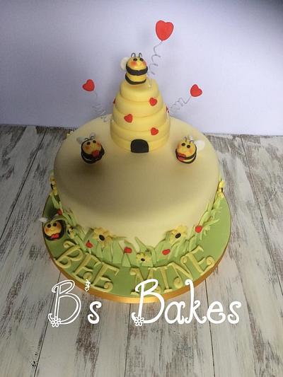 Bee mine! - Cake international entry - Cake by B's Bakes 