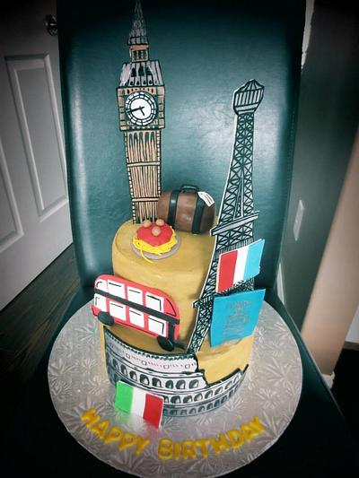Europe Cake - Cake by The Cakery 