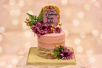 Naked in pink - Cake by Nimitha Moideen