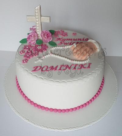 Communion cake - Cake by Cake Creations by Aga
