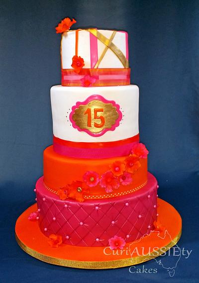Quinceañera cake - Cake by CuriAUSSIEty  Cakes