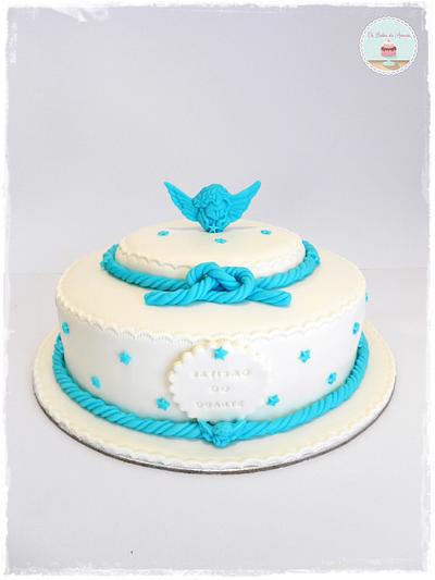 Angel Baptism Cake - Cake by Ana Crachat Cake Designer 