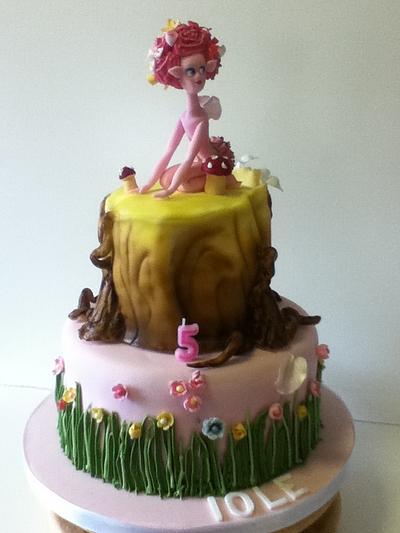 Rose fairy, birthday cake - Cake by Sugar Magic