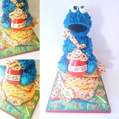 Cookie monster! - Cake by CAKEMODA