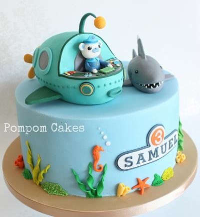 The Octonauts and the white-tipped shark - Cake by PompomCakes