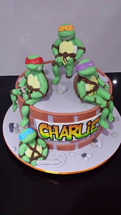Ninja Turtles - Cake by Five Starr Cakes & Toppers