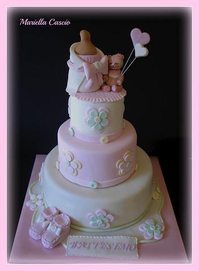 baby shower cake - Cake by Mariella Cascio