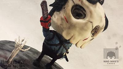 Gimme some sugar baby - Skully Ash Cosplay - Cake by Mad Mike's Cakes