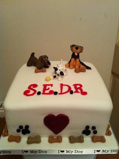 Dog rescue cake - Cake by courtney bullock