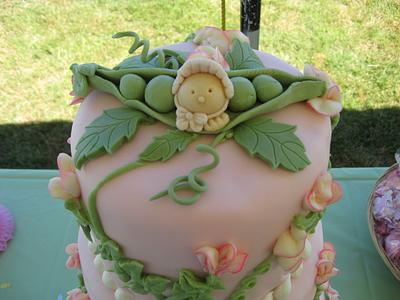 Pea in a Pod - Cake by cindy Zimmerman