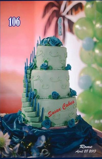 18th BIRTHDAY CAKE - Cake by susan's cakes cakes