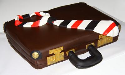 Brief Case and Tie Cake - Cake by Sweetz Cakes