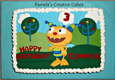 Henry Hugglemonster for Connor - Cake by Pamela Sampson Cakes