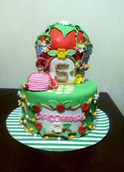 Strawberry Shortcake House - Cake by Sweet Dreams by Jen