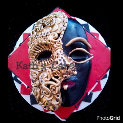 Masquerade Mask - Cake by Cakemummy