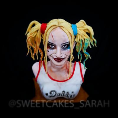 Harley quinn bust cake - Cake by Sweetcakes