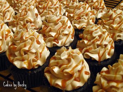Chocolate Salted Caramel Cupcakes - Cake by Becky Pendergraft