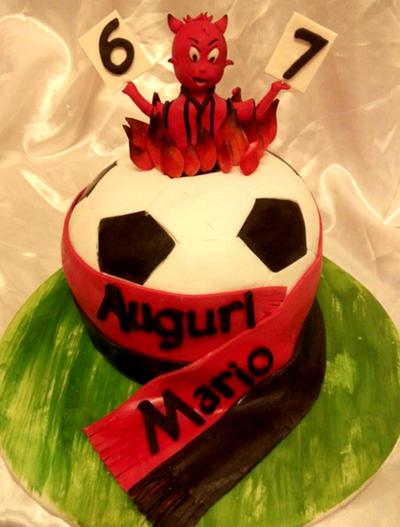 Little Devil of Milan soccer - Cake by La Mimmi