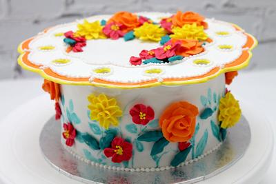 Royal Icing Collar Cake - Cake by Pearls and Spice