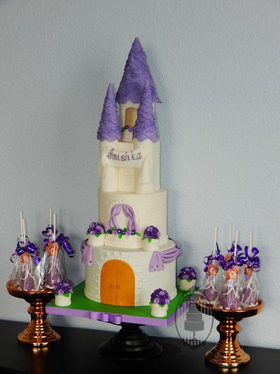 Sofia the First princess castle - Cake by Olga