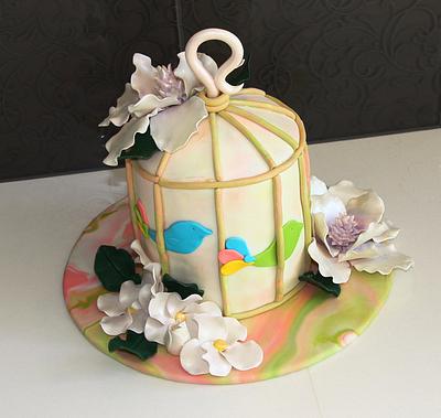 Vintage Bird Cage - Cake by Sweetz Cakes