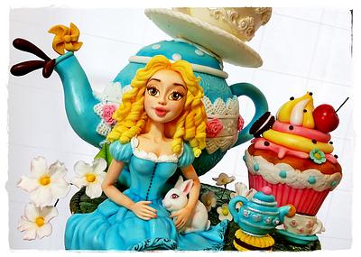 ALICE.....Alice in Wonderland :-) - Cake by Galya's Art 