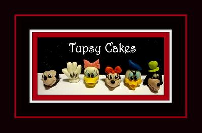 disney  friends  cupcakes toppers - Cake by tupsy cakes