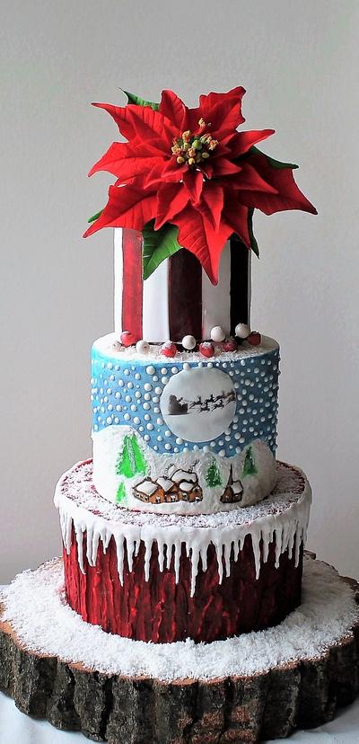 Christmas cake - Cake by Dimi's sweet art