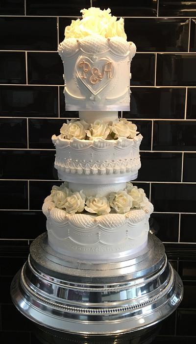 Royal Iced Wedding Cake - Cake by Paul of Happy Occasions Cakes.
