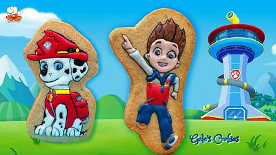 Paw patrol cookies, Marshall and Ryder - Cake by Gele's Cookies