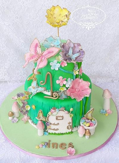 Butterfly theme cake - Cake by Fées Maison (AHMADI)