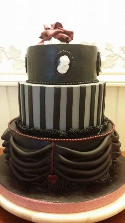 Gothic - Cake by Dulce Victoria