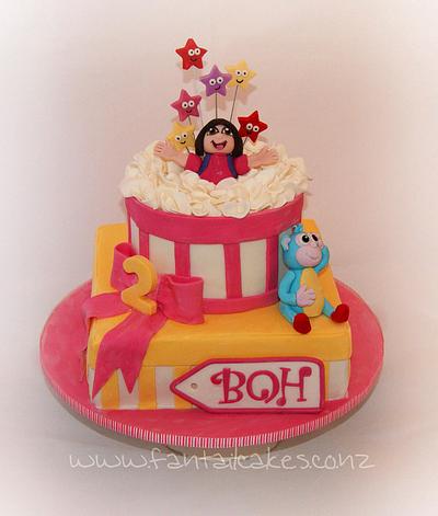 Dora and Boots - Cake by Fantail Cakes