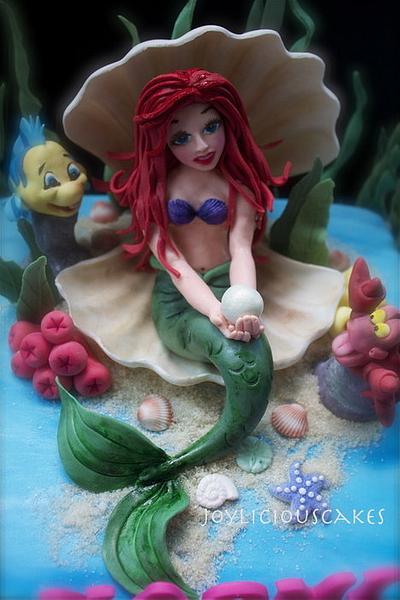 The Little Mermaid and the Lost Pearl - Cake by Joyliciouscakes