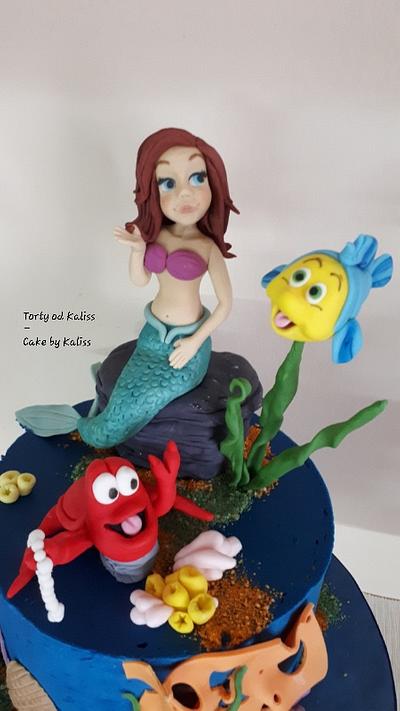 Ariel and friends - Cake by Kaliss