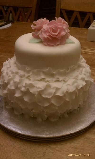 Mini wedding cake - Cake by Nicole