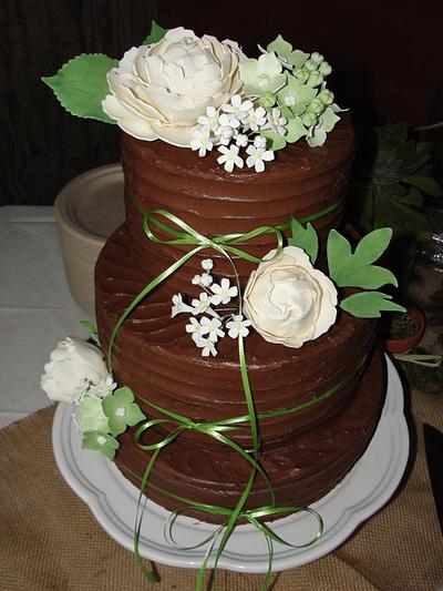 Vintage Wedding Cake - Cake by Julie