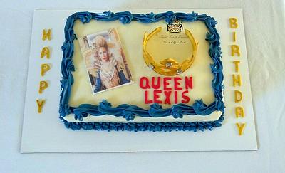 Queen Birthday Sheet Cake - Cake by Carsedra Glass