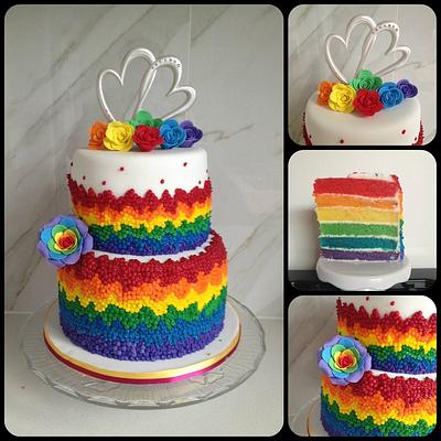 Rainbow cake - Cake by Tammy