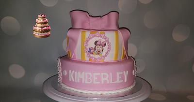 Baby Minnie - Cake by Pluympjescake