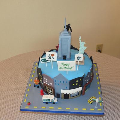 Memories from New York - Cake by Maty Sweet's Designs