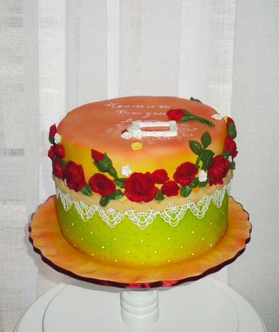 Vintage cake - Cake by Rositsa Lipovanska