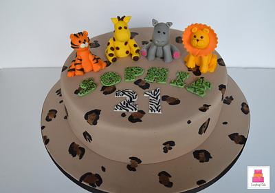 safari cake - Cake by Everything's Cake