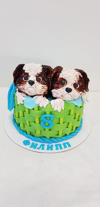 Puppies  - Cake by Svetlana Hristova