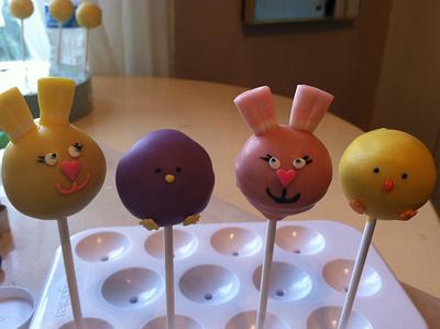 Easter Cake Pops - Cake by Michelle Allen