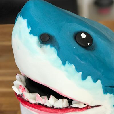 Shark!!  - Cake by Linze Clark 