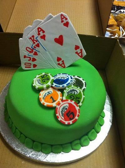 Poker Cake - Cake by Sarah Al-Masrey